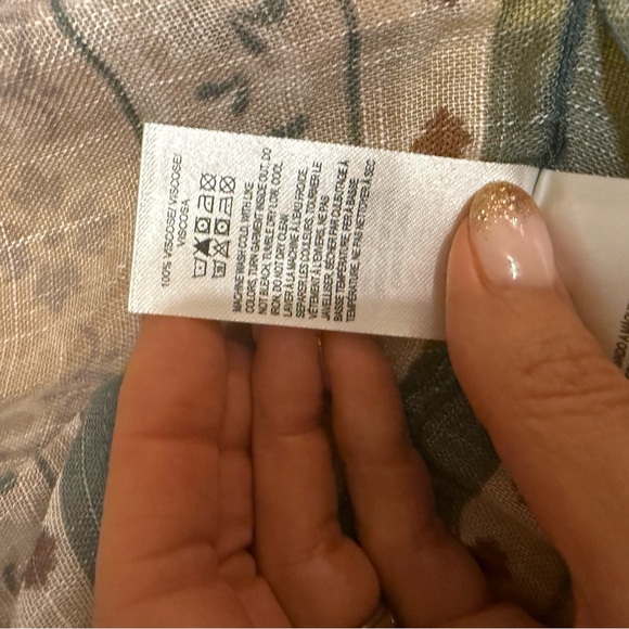 NWT Lucky Brand Paisley Boho Kimono - Picture 9 of 9